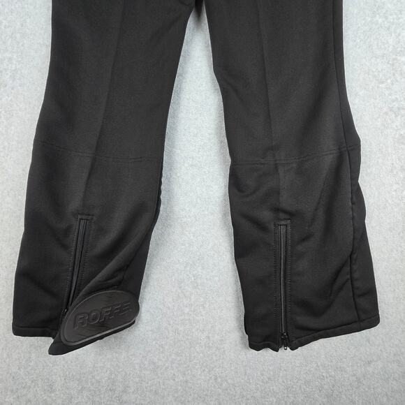 Roffe Ski Snow Pants Womens Size 14 Black 34" Waist - Picture 10 of 15